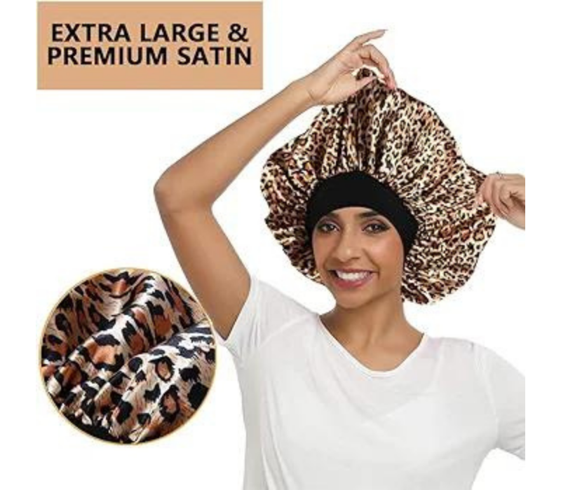 3PCS Extra Large Satin Bonnets for Sleeping - Braids, Curly Hair